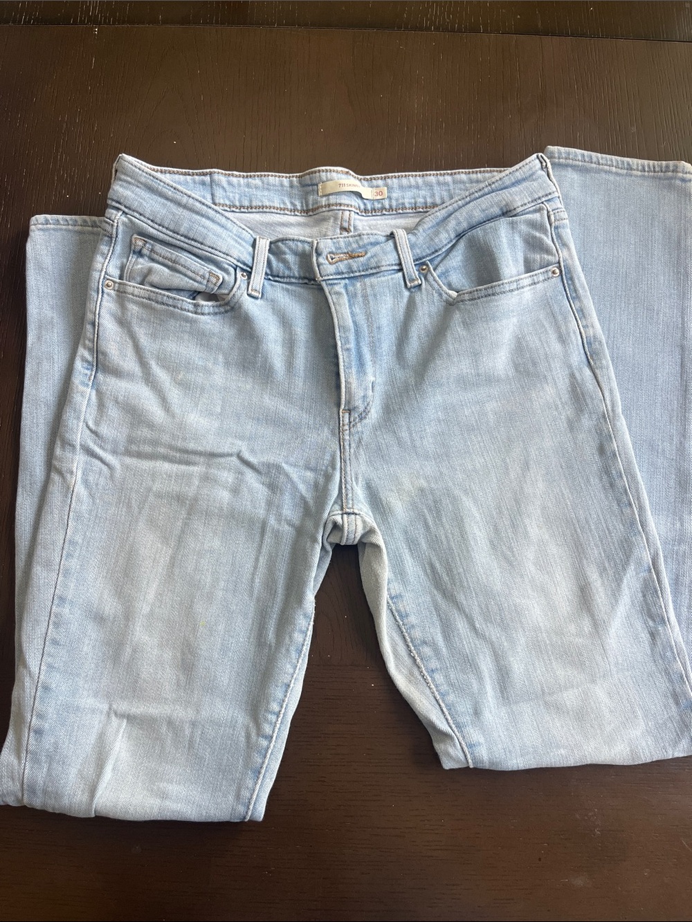 Levi 711 Skinny Jeans in Eternal Indigo